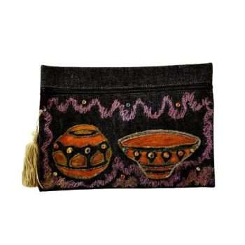 African Pots Cosmetic Bag