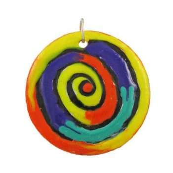 Colour Swirl Pendant