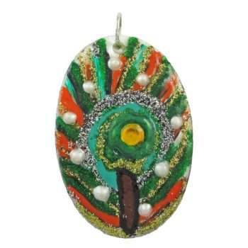 Peacock Shell Pendant