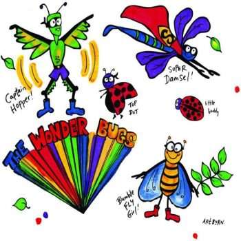 Wonder Bugs Pillowcase Painting Kit