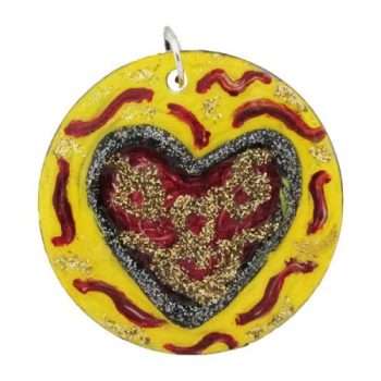 Yellow Heart Pendant