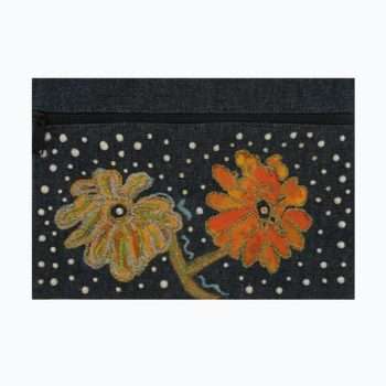 Flower and Pearl Cosmetic Bag