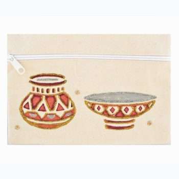 African-Pots Cosmetic Bag