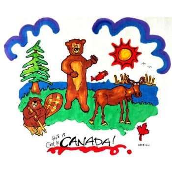 Bear Beaver Moose Pillowcase Kit