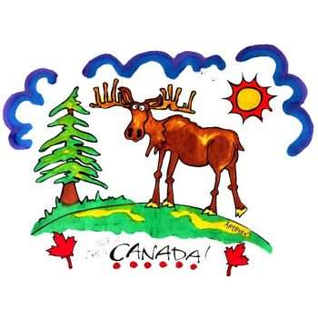 Moose Pillowcase Painting Kit