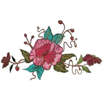 Pink Floral Pillowcase