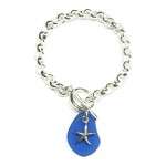 Starfish-Blue-Seaglass-Bracelet