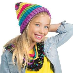 Rainbow Beanie Knitting Kit