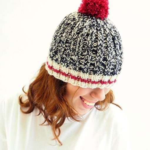 Sock Monkey Hat Girl