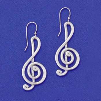 Treble Clef Earrings