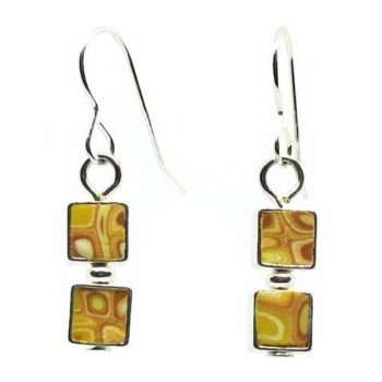 Mosaic Lemon Earrings