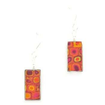 Rectangular Mosaic Earrings Fiesta