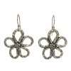 flower wire earrings