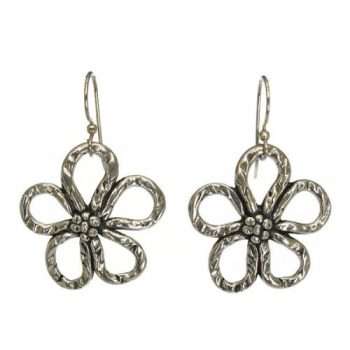 flower wire earrings