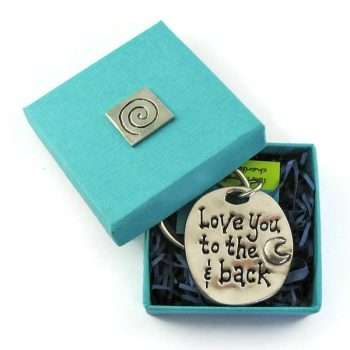 Love you to the Moon and Back Keychain