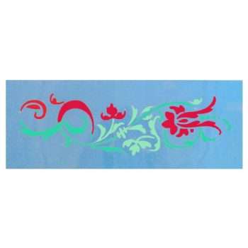 Elegant Floral Stencil