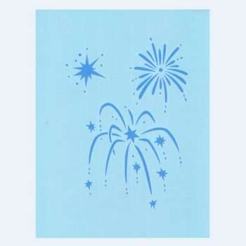 Fireworks Stencil