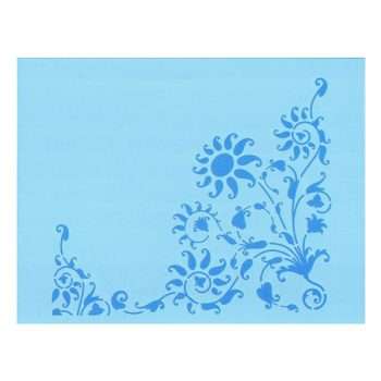 Floral Swirl Stencil