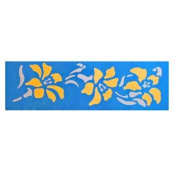 Flowering Lily Stencil