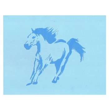 Galloping Horse Stencil