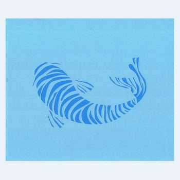 Koi Fish Stencil