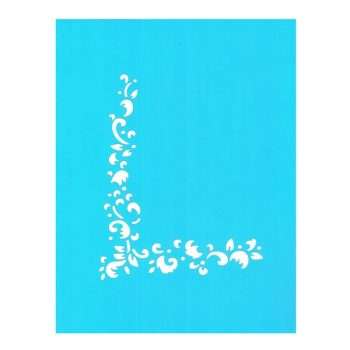 Scroll Stencil