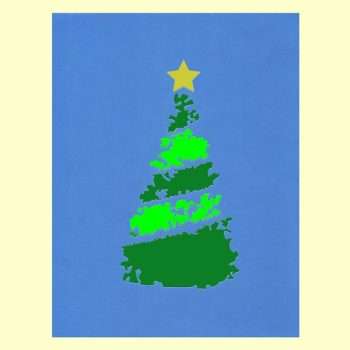 Christmas Tree Stencil