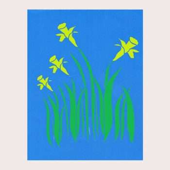 Daffodil Stencil