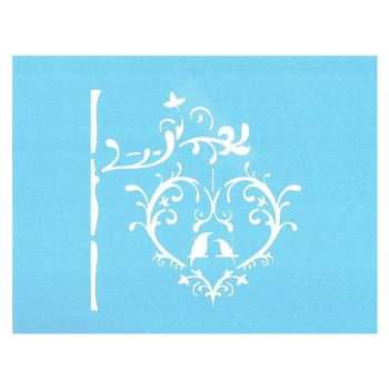 Love Birds Stencil