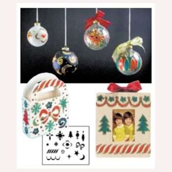 Alternative view of Stencil - Merry Little Christmas