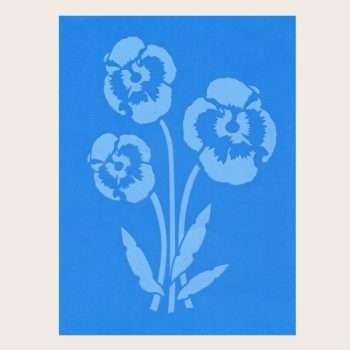 Alternative view of Stencil - Pansy