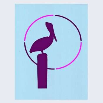 Alternative view of Stencil - Pelican