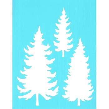 Pine Tree Stencil