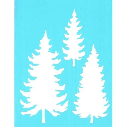 Pine Tree Stencil