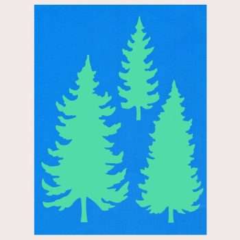 Pine Tree Stencil