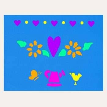 Potted Fun Stencil