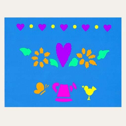 Potted Fun Stencil