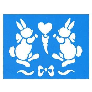 Bunny Border Stencil