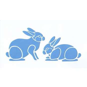 Bunny Rabbits Stencil