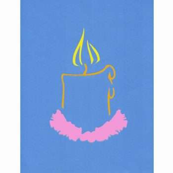 Candle Stencil