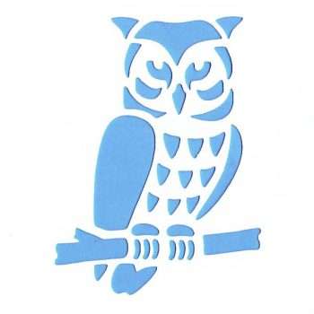 Alternative view of Stencil - Owl