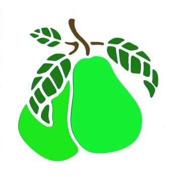 Pears Stencil