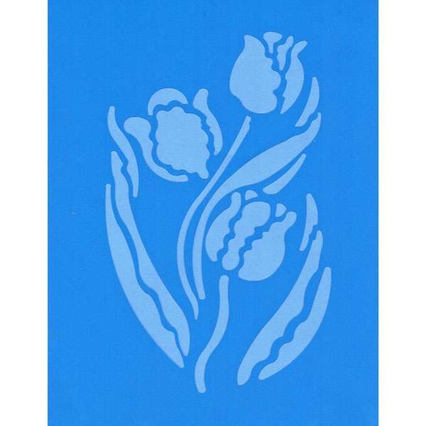 Trichem Dutch Tulips Stencil