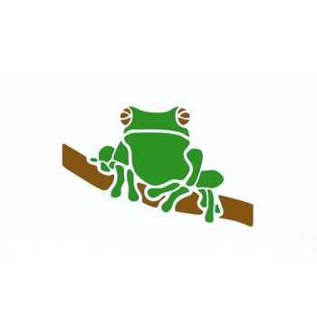Frog Stencil
