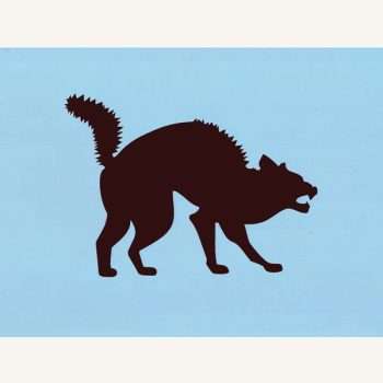Halloween Cat Stencil