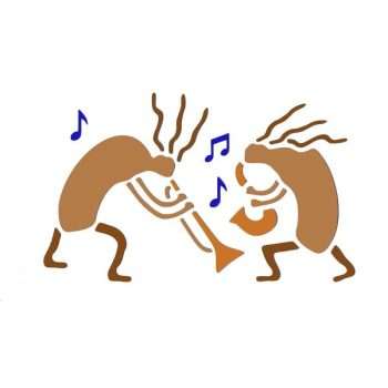 Musicians Stencil