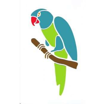 Parrot Stencil