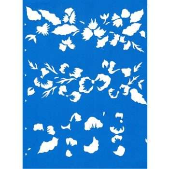 Precious Pansies Stencil