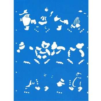 Roller Bear Stencil