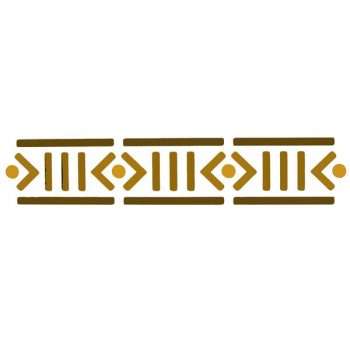 African Border Stencil